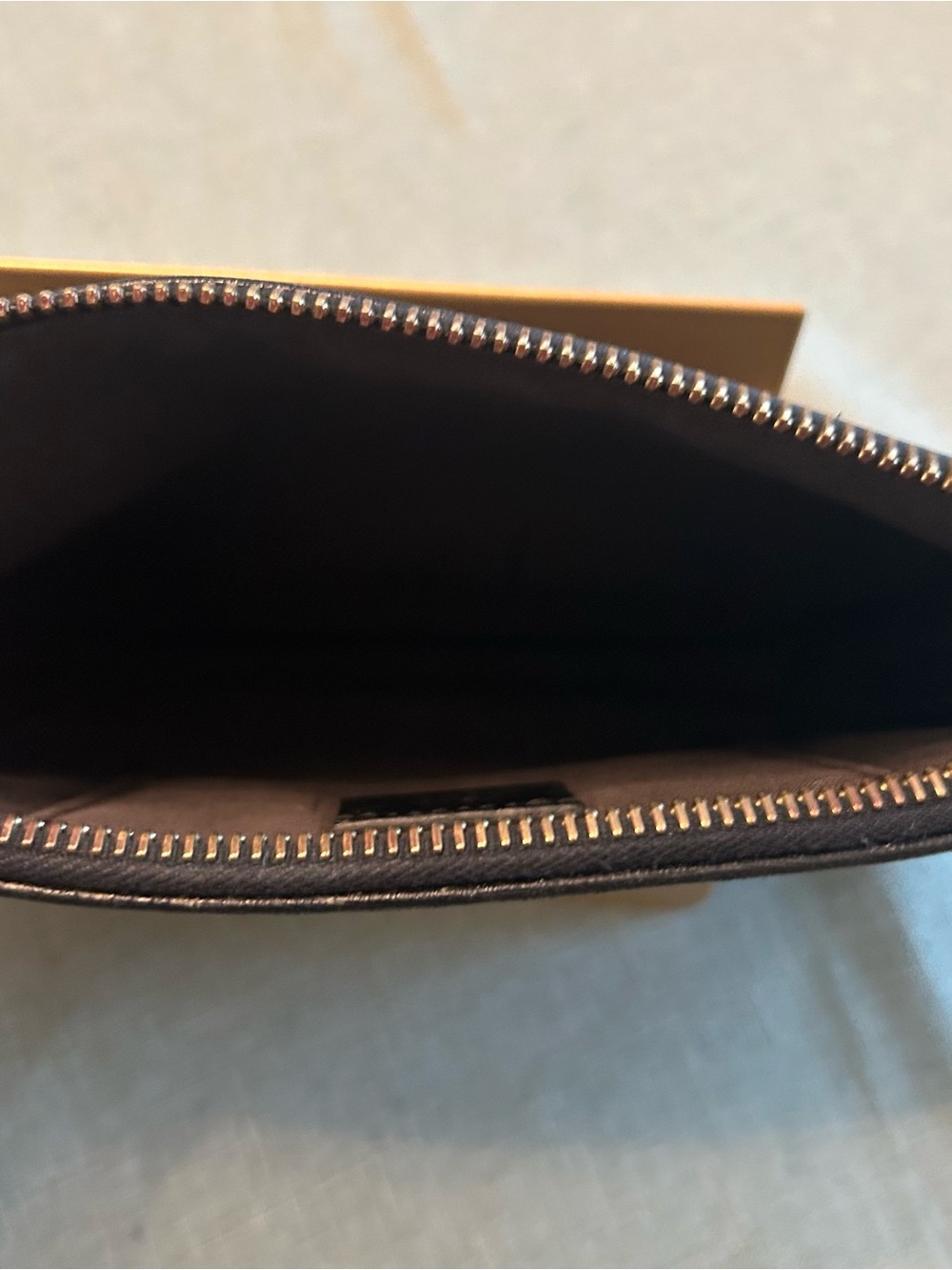 Fendi Black Leather Shoulder Bag with Gold Chain - Picture 14 of 16